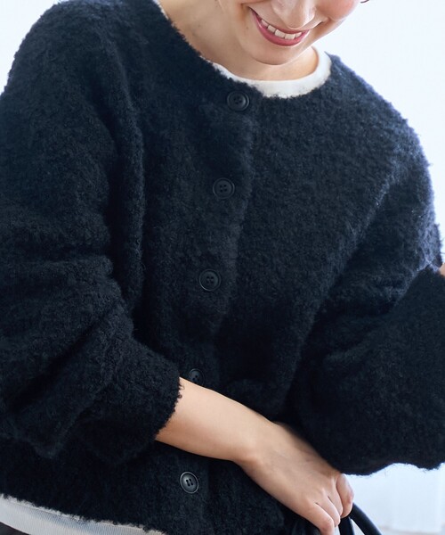 ⭐︎koji⭐︎コムアーチ　ミックスニット　カーディガン ミックスヤーンニットカーディガン（5257KM70） | COMME CA