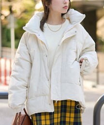 coen | 撥水モンスター中綿ジャケット（ショート丈）【インフルエンサー紹介アイテム】(ダウンジャケット/コート)