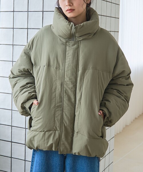 セール】撥水モンスター中綿ジャケット（ショート丈）【インフル