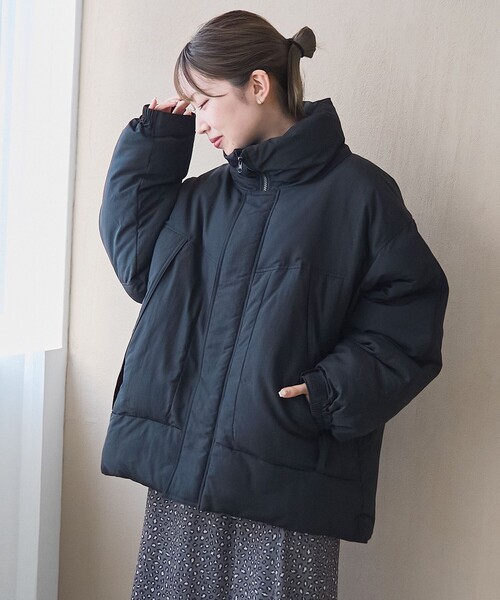 セール】撥水モンスター中綿ジャケット（ショート丈）【インフル