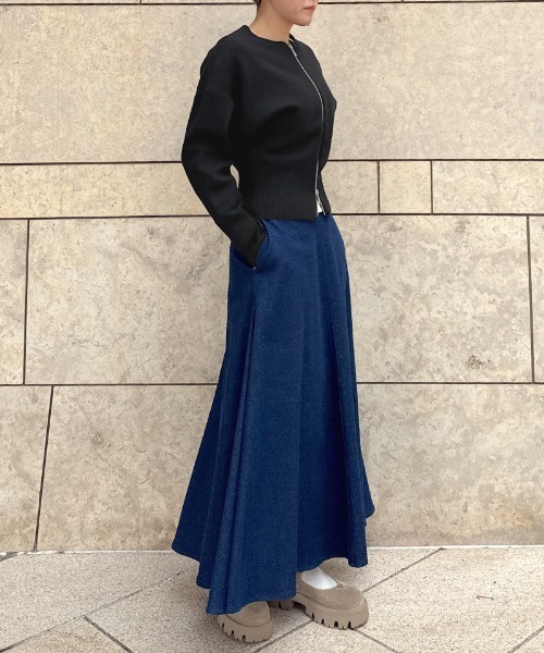 JENNE(ジェンヌ)の「接結コットンニット(カーディガン/ボレロ・レディース・ホワイト/ブラック/レッド・LARGE/MEDIUM/SMALL)」の10枚目の写真