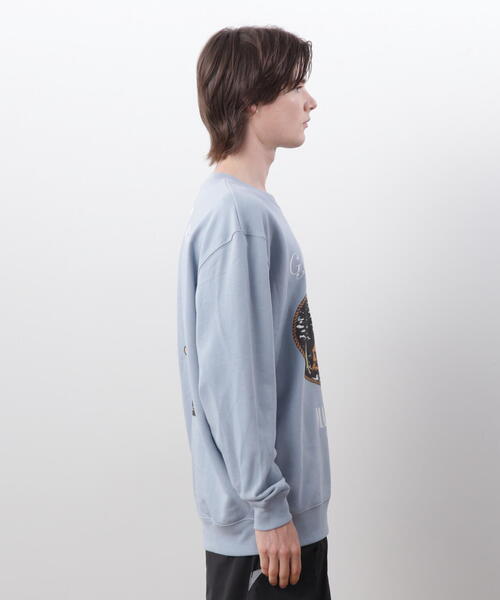 MANASTASH（マナスタッシュ）の「MANASTASH/マナスタッシュ　CREW SWEAT CAMPERS GATHERING/クルースウェット キャンパーズギャザリング（スウェット・メンズ・その他5/ブルー系その他3/その他・S/M/XL/L）」の6枚目の写真