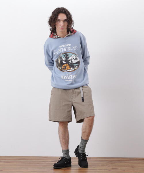 MANASTASH（マナスタッシュ）の「MANASTASH/マナスタッシュ　CREW SWEAT CAMPERS GATHERING/クルースウェット キャンパーズギャザリング（スウェット・メンズ・その他5/ブルー系その他3/その他・S/M/XL/L）」の14枚目の写真
