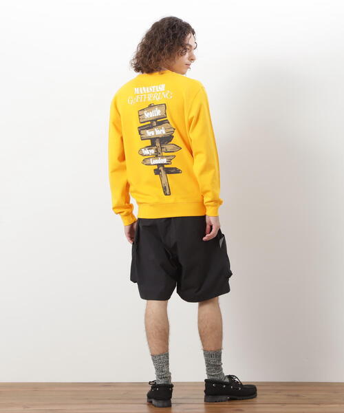 MANASTASH（マナスタッシュ）の「MANASTASH/マナスタッシュ　CREW SWEAT CAMPERS GATHERING/クルースウェット キャンパーズギャザリング（スウェット・メンズ・その他5/ブルー系その他3/その他・S/M/XL/L）」の19枚目の写真