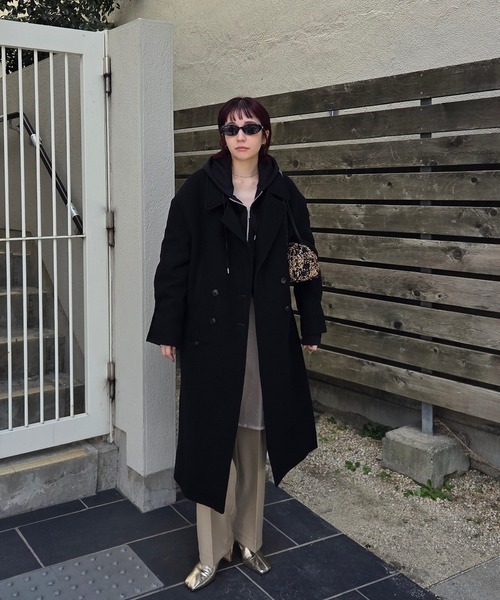 Ameri（アメリ）の「HALF SHEER LAYERED PANTS（スラックス）」 - WEAR