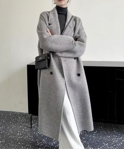 ダブルブレストロングコート（チェスターコート）｜CHUL（チュル）の