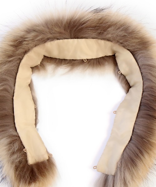 セール】フレンチダウン ｜ ラクーンファー フレンチダウン ジャケット