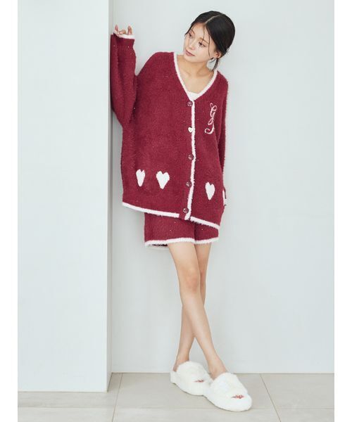 ラメフェザーショートパンツ（ルームウェア/パジャマ）｜gelato pique