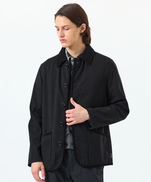 MACKINTOSH PHILOSOPHY(マッキントッシュ フィロソフィー)の「ニードルパンチ WARENFORD Relax(ウァレンフォード リラックス)(ブルゾン・メンズ・ブラック/ダークネイビー・38/40)」の1枚目の写真