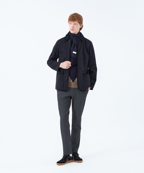 MACKINTOSH PHILOSOPHY(マッキントッシュ フィロソフィー)の「ニードルパンチ WARENFORD Relax(ウァレンフォード リラックス)(ブルゾン・メンズ・ブラック/ダークネイビー・38/40)」の12枚目の写真