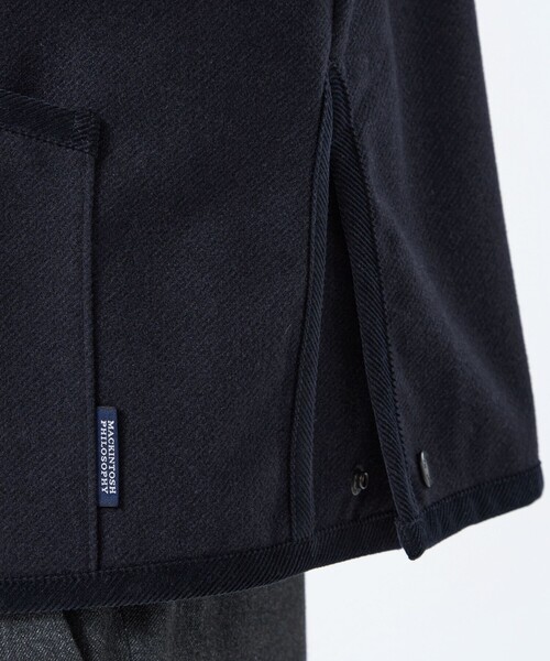 MACKINTOSH PHILOSOPHY(マッキントッシュ フィロソフィー)の「ニードルパンチ WARENFORD Relax(ウァレンフォード リラックス)(ブルゾン・メンズ・ブラック/ダークネイビー・38/40)」の7枚目の写真