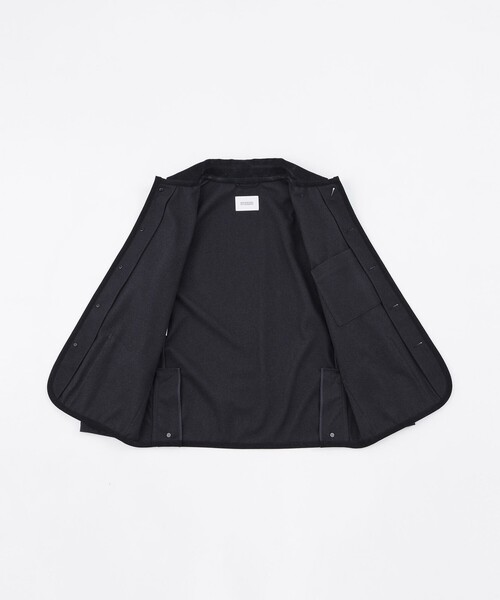 MACKINTOSH PHILOSOPHY(マッキントッシュ フィロソフィー)の「ニードルパンチ WARENFORD Relax(ウァレンフォード リラックス)(ブルゾン・メンズ・ブラック/ダークネイビー・38/40)」の5枚目の写真