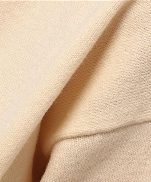 RAY CASSIN（レイカズン）の「ハイネックコクーンプルオーバー（ニット/セーター・レディース・ブラウン/ネイビー/キナリ・FREE）」の10枚目の写真