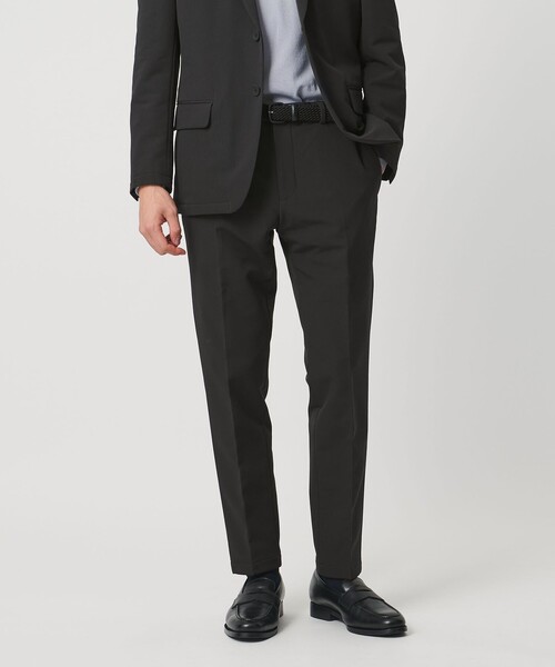 PERTEX バックブラッシュド ノープリーツ スラックス UA COZY