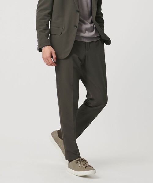 PERTEX バックブラッシュド ノープリーツ スラックス UA COZY