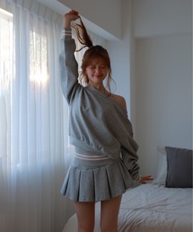 M DOLLY（エムドリー）の「line sporty sweat set up/ラインスポーティースウェットセットアップ（セットアップ）」