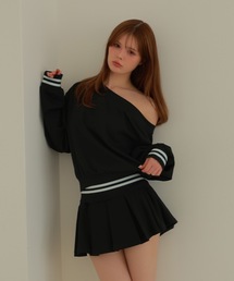 M DOLLY（エムドリー）の「line sporty sweat set up/ラインスポーティースウェットセットアップ（セットアップ）」