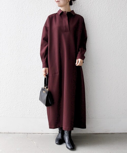 セール】SHIPS any:〈洗濯機可能〉サージ スキッパー シャツ