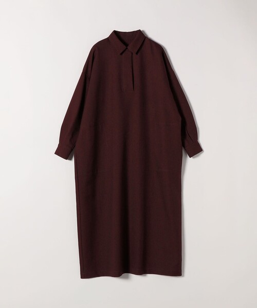 シップス エニィ（SHIPS any）/SHIPS any:〈洗濯機可能〉サージ スキッパー シャツ ワンピース セール】SHIPS any:〈洗濯機可能〉サージ スキッパー シャツ