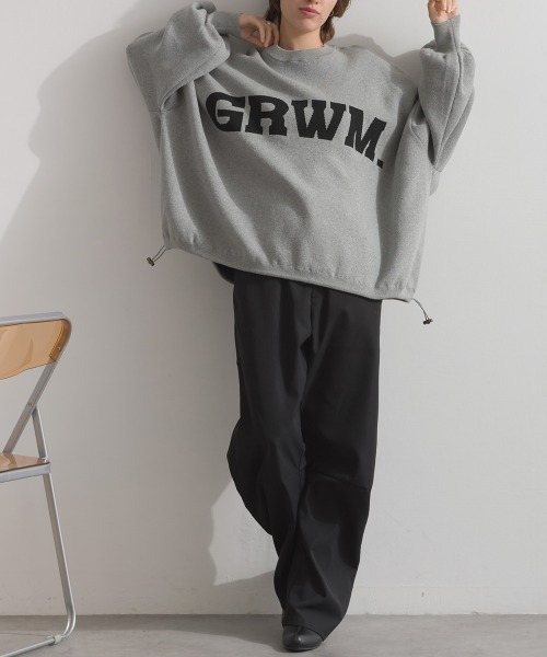 enhaut(アンオート)の「ジャカード編みニット スウェットライク オーバーサイズ プルオーバー(ニット/セーター・レディース・ネイビー/グレー/ホワイト/グリーン/バーガンディー・FREE)」の20枚目の写真