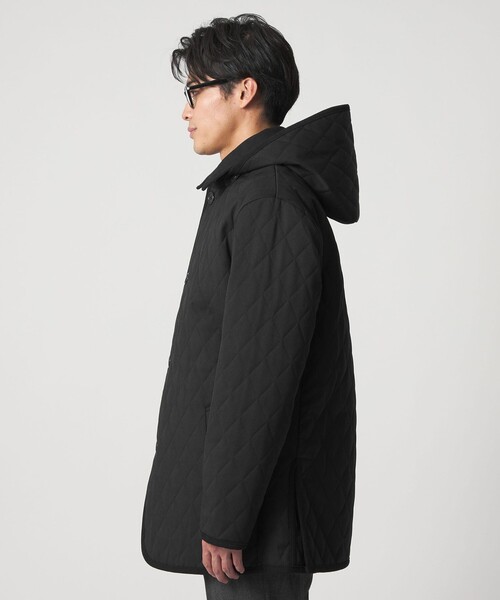A DAY IN THE LIFE UNITED ARROWS(アデイインザライフユナイテッドアローズ)の「ウールライク サージ キルト ステンカラーコート<A DAY IN THE LIFE>(ステンカラーコート・メンズ・ダークグレー/ブラック/ネイビー・L/XL/M)」の11枚目の写真