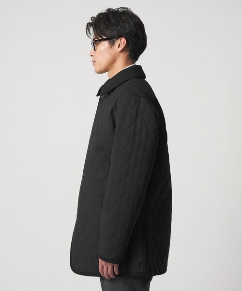 A DAY IN THE LIFE UNITED ARROWS(アデイインザライフユナイテッドアローズ)の「ウールライク サージ キルト ステンカラーコート<A DAY IN THE LIFE>(ステンカラーコート・メンズ・ダークグレー/ブラック/ネイビー・L/XL/M)」の14枚目の写真