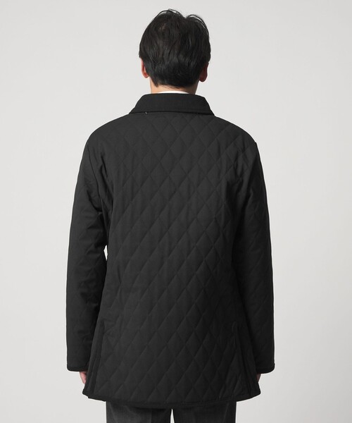 A DAY IN THE LIFE UNITED ARROWS(アデイインザライフユナイテッドアローズ)の「ウールライク サージ キルト ステンカラーコート<A DAY IN THE LIFE>(ステンカラーコート・メンズ・ダークグレー/ブラック/ネイビー・L/XL/M)」の15枚目の写真