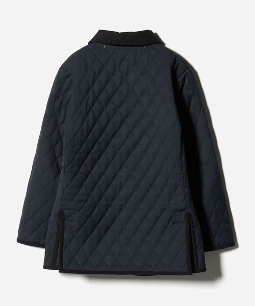 A DAY IN THE LIFE UNITED ARROWS(アデイインザライフユナイテッドアローズ)の「ウールライク サージ キルト ステンカラーコート<A DAY IN THE LIFE>(ステンカラーコート・メンズ・ダークグレー/ブラック/ネイビー・L/XL/M)」の19枚目の写真