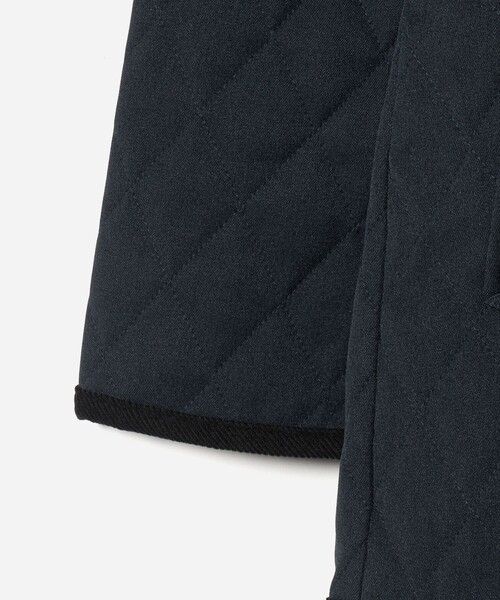 A DAY IN THE LIFE UNITED ARROWS(アデイインザライフユナイテッドアローズ)の「ウールライク サージ キルト ステンカラーコート<A DAY IN THE LIFE>(ステンカラーコート・メンズ・ダークグレー/ブラック/ネイビー・L/XL/M)」の21枚目の写真