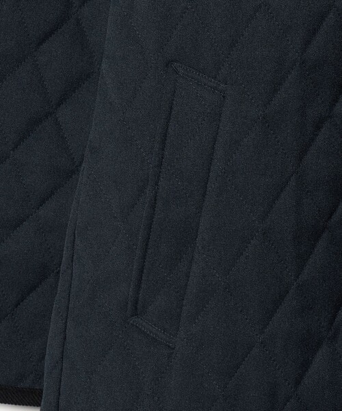 A DAY IN THE LIFE UNITED ARROWS(アデイインザライフユナイテッドアローズ)の「ウールライク サージ キルト ステンカラーコート<A DAY IN THE LIFE>(ステンカラーコート・メンズ・ダークグレー/ブラック/ネイビー・L/XL/M)」の22枚目の写真