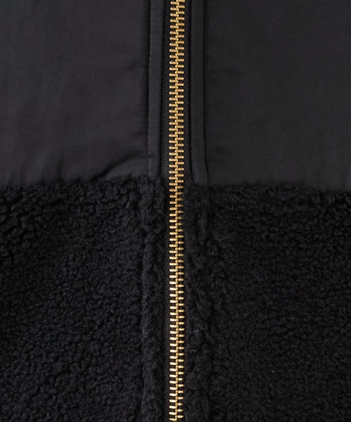 MICA&DEAL（マイカ＆ディール）の「ボアドッキングフーデットブルゾン