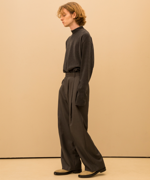 SIGNATURE（シグネチャ）の「ワンタックワイドスラックス[グレー]（スラックス・レディース・その他・SMALL/MEDIUM/LARGE）」の12枚目の写真