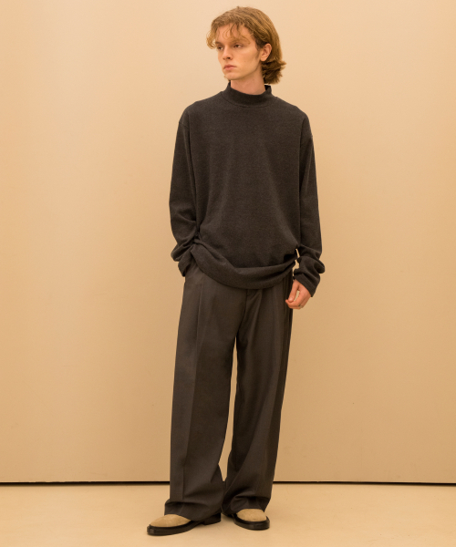 SIGNATURE（シグネチャ）の「ワンタックワイドスラックス[グレー]（スラックス・レディース・その他・SMALL/MEDIUM/LARGE）」の13枚目の写真