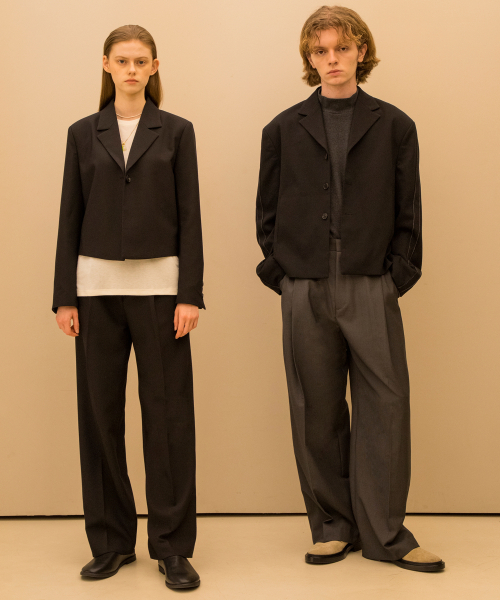 SIGNATURE（シグネチャ）の「ワンタックワイドスラックス[グレー]（スラックス・レディース・その他・SMALL/MEDIUM/LARGE）」の16枚目の写真