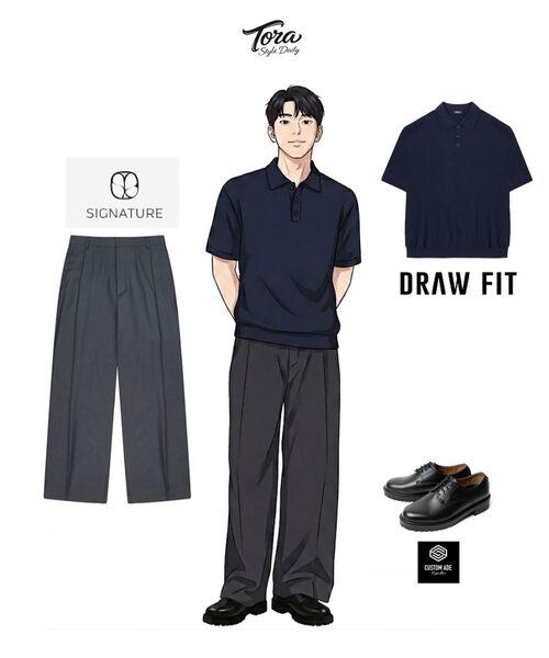 SIGNATURE（シグネチャ）の「ワンタックワイドスラックス[グレー]（スラックス・レディース・その他・SMALL/MEDIUM/LARGE）」の18枚目の写真