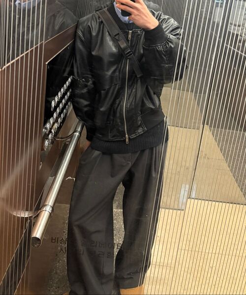 SIGNATURE（シグネチャ）の「ワンタックワイドスラックス[グレー]（スラックス・レディース・その他・SMALL/MEDIUM/LARGE）」の20枚目の写真