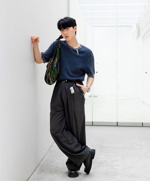 SIGNATURE（シグネチャ）の「ワンタックワイドスラックス[グレー]（スラックス・レディース・その他・SMALL/MEDIUM/LARGE）」の22枚目の写真