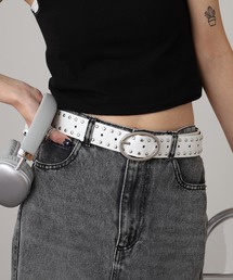 FUNALIVE（ファンアライブ）の「オーバルバックル スタッズワイドベルト（ベルト）」