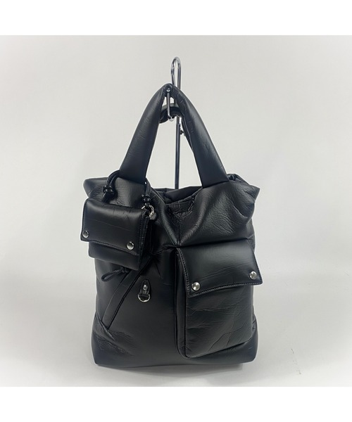 ELLEgirl(エルガール)の「Paddedトート【CONTROL FREAK / CTFK】(トートバッグ・レディース・ブラック/サックスブルー・FREE)」の4枚目の写真