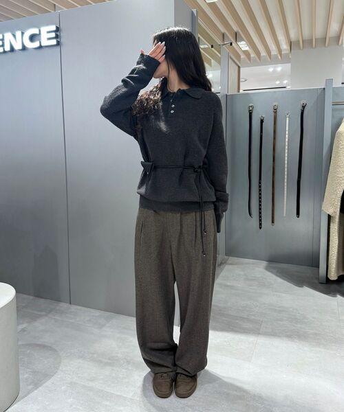 INSILENCE(インサイロンス)の「ウールテーパードパンツ ブラウン(スラックス・レディース・その他・SMALL/MEDIUM/LARGE)」の18枚目の写真