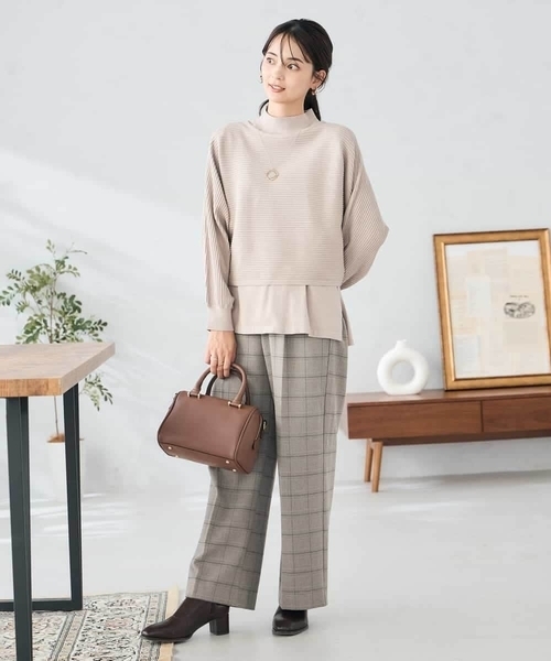a.v.v（アーヴェヴェ）の「【2SET】クロップドニット＆ニットベスト（ニット/セーター・レディース・ブルー/グレー/グレー系その他/ブラック・34/36/38/42/40）」の15枚目の写真