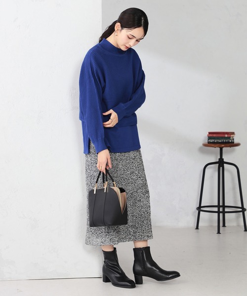 a.v.v（アーヴェヴェ）の「【2SET】クロップドニット＆ニットベスト（ニット/セーター・レディース・ブルー/グレー/グレー系その他/ブラック・34/36/38/42/40）」の10枚目の写真