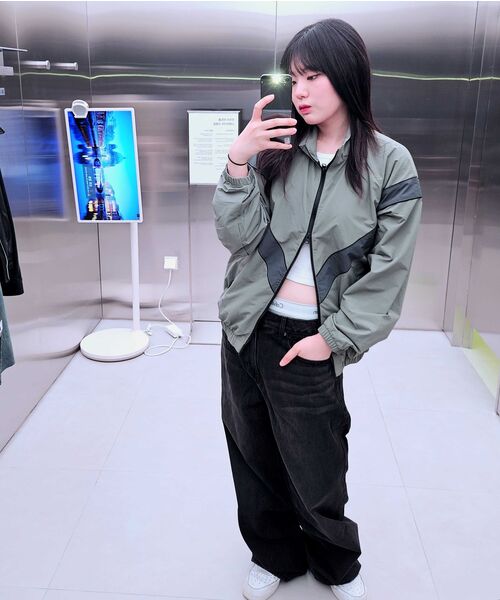 MUSINSA STANDARD WOMAN（ムシンサスタンダードウーマン）の「ウィメンズレーサーバッククロップタンクトップ[ホワイト]（Tシャツ/カットソー・レディース・その他・SMALL/MEDIUM/LARGE/X-SMALL）」の15枚目の写真