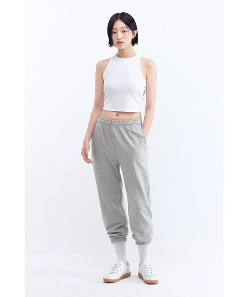 MUSINSA STANDARD WOMAN（ムシンサスタンダードウーマン）の「ウィメンズレーサーバッククロップタンクトップ[ホワイト]（Tシャツ/カットソー・レディース・その他・SMALL/MEDIUM/LARGE/X-SMALL）」の20枚目の写真