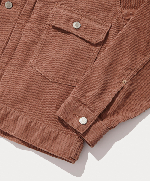 OUTSTANDING(アウトスタンディング)の「CORDUROY 2ND JACKET_D.PINK(デニムジャケット・メンズ・その他・SMALL/MEDIUM/LARGE)」の5枚目の写真