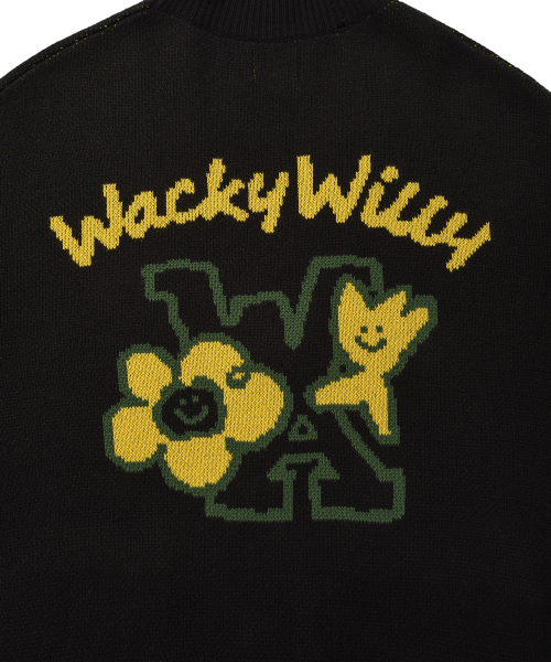Wacky WiLLy(ワッキーウィリー)の「キキアンドリリー パッチVネックカーディガン ブラック(カーディガン/ボレロ・レディース・その他・SMALL/MEDIUM/LARGE/X-LARGE)」の9枚目の写真