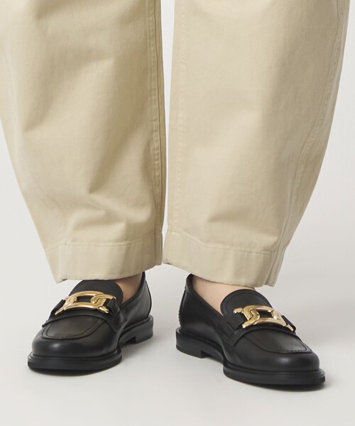 ODETTE E ODILE（オデットエオディール）の「チェーンモチーフローファーフラット20↑（ローファー・レディース・ブラック/ブラウン・22cm/22.5cm/23cm/23.5cm/24cm/24.5cm/25cm）」の4枚目の写真