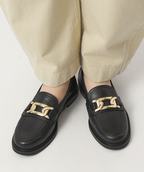 チェーンモチーフローファーフラット20↑（ローファー）｜ODETTE E