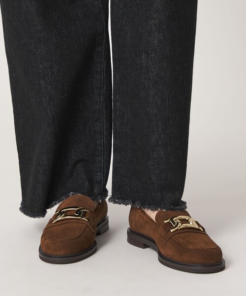 チェーンモチーフローファーフラット20↑（ローファー）｜ODETTE E