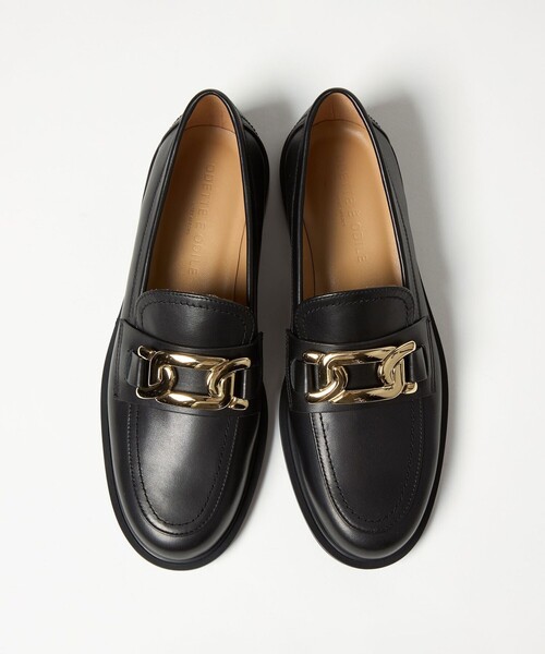 Odette e Odile チェーンモチーフローファー チェーンモチーフローファーフラット20↑（ローファー）｜ODETTE E